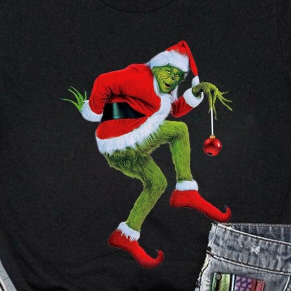 The Grinch How The Grinch Stole Christmas Holiday Movie Graphic T-Shirt 159 - Picture 2 of 5